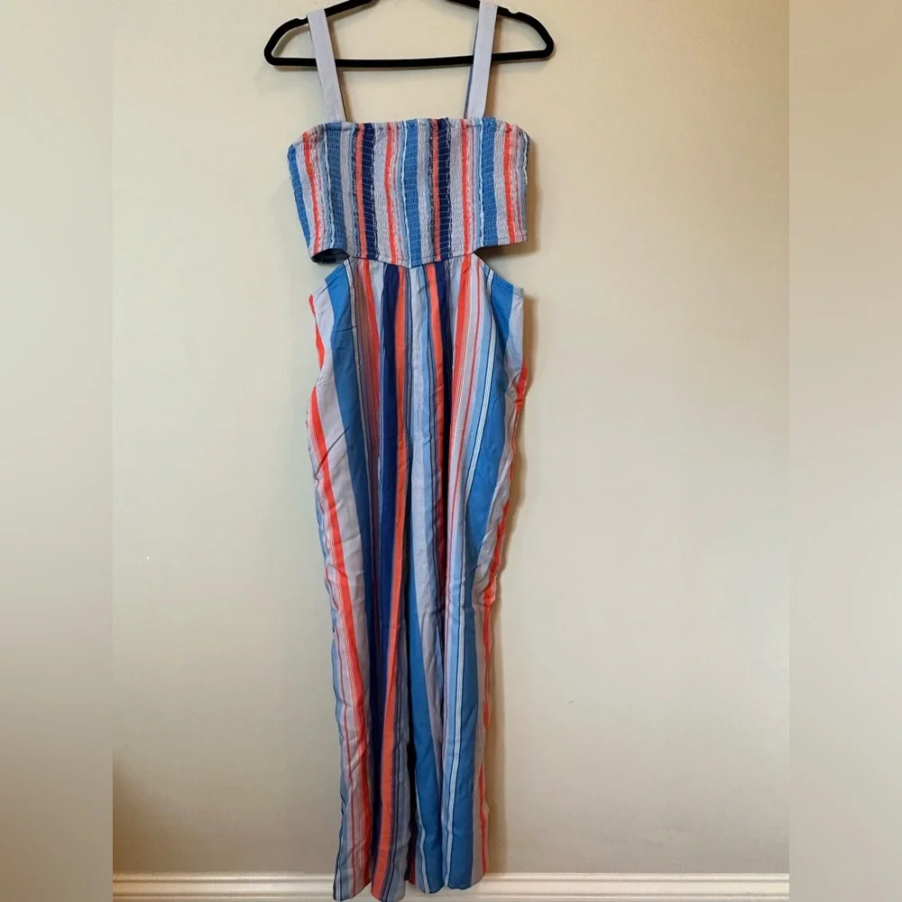 NWT Anthropologie The Piper Bandeau Cutout Jumpsuit - Picture 5 of 6
